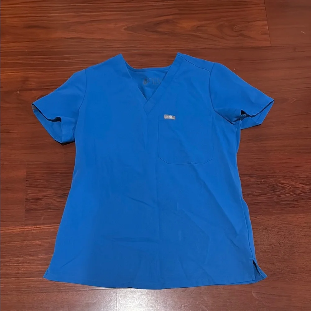 Figs Blue Short Sleeve Women's Tee - Picture 1 of 1